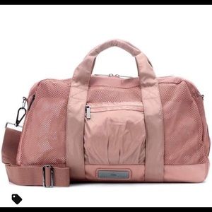 Adidas by Stella McCartney Pink Mesh Travel Duffel Bag